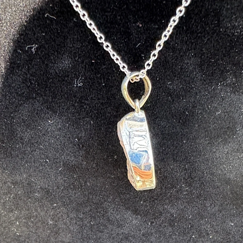 Elegant 925 silver Astrophyllite Pendant - Picture 6 of 7